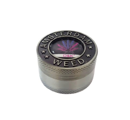 Dichavador de Metal 3 Partes Amsterdam Weed 03