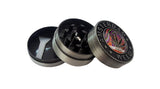 Dichavador de Metal 3 Partes Amsterdam Weed 04