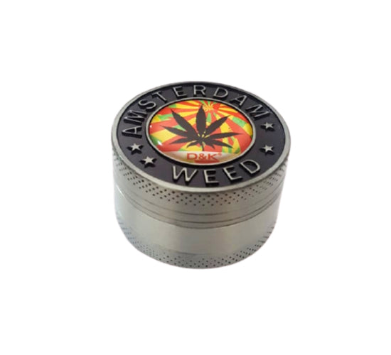 Dichavador de Metal 3 Partes Amsterdam Weed 05