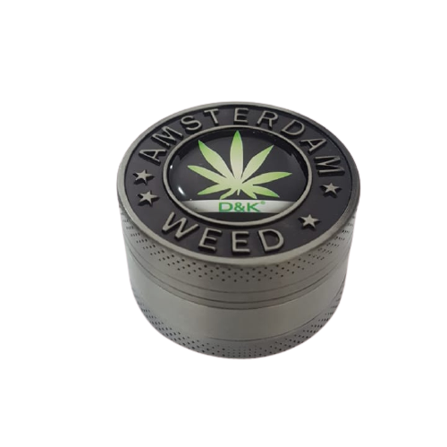 Dichavador de Metal 3 Partes Amsterdam Weed 09